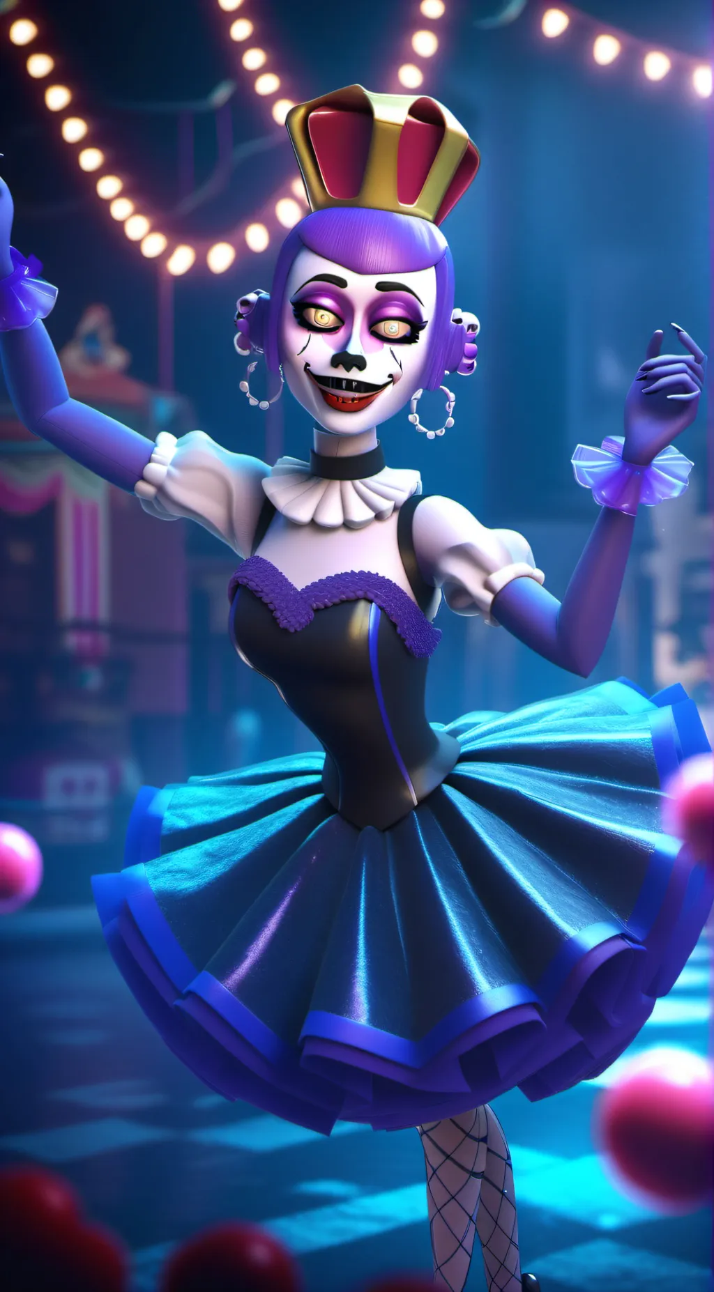 ai character: Ballora background