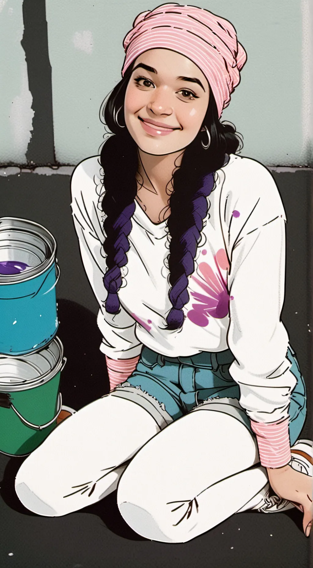 ai character: Sunny background