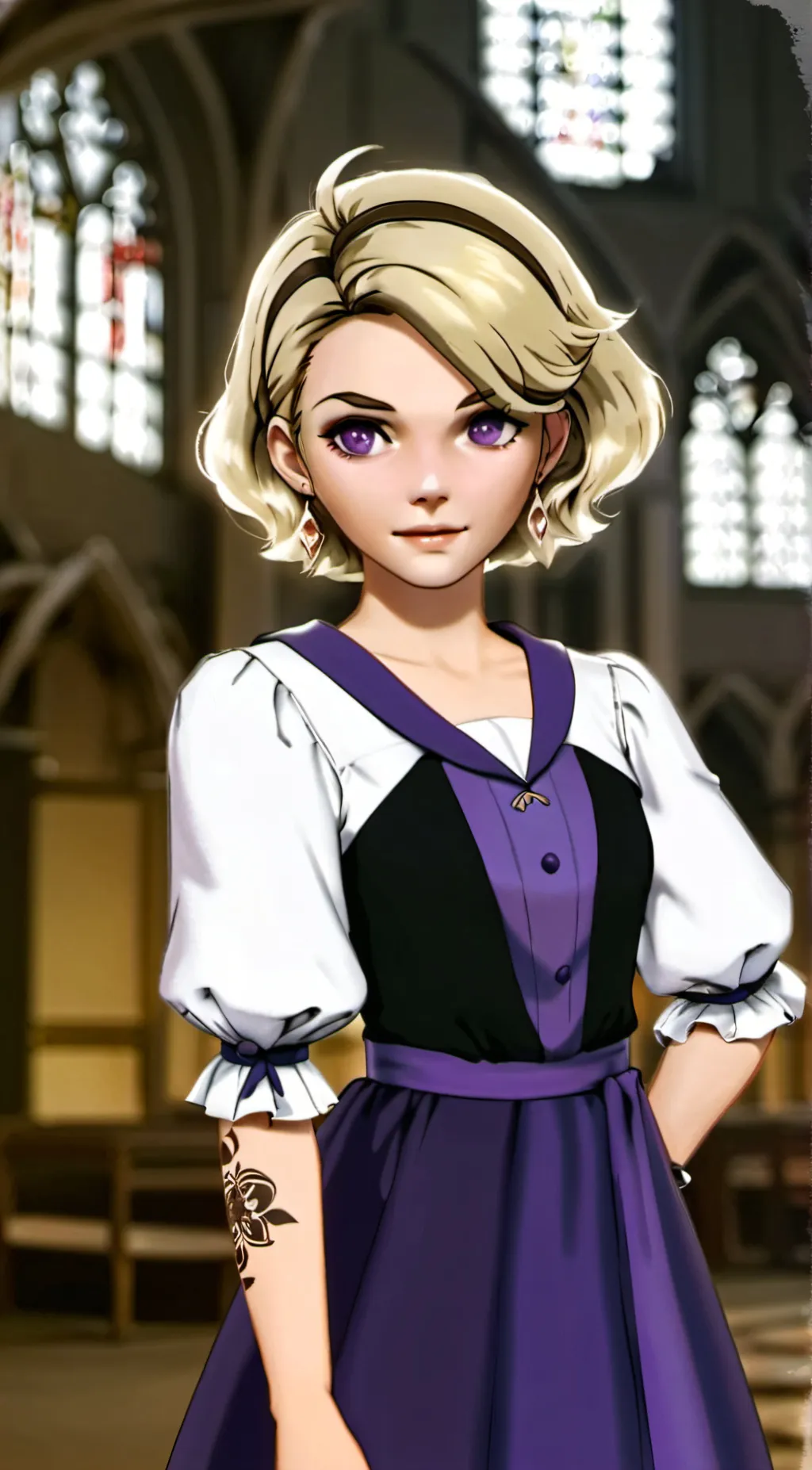 ai character: Marie Adlai  background