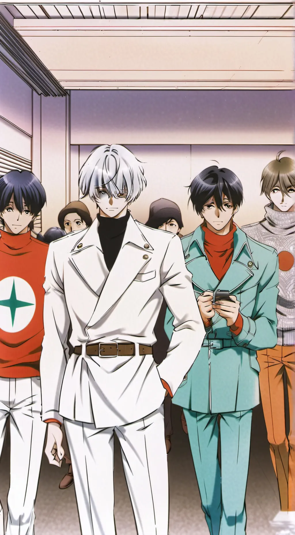 ai character: Motorcycle gang background