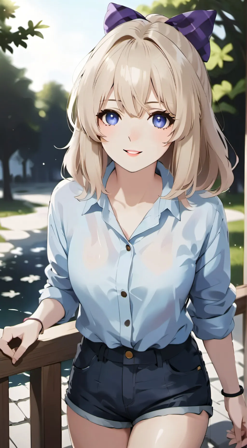 ai character: Autumn  background