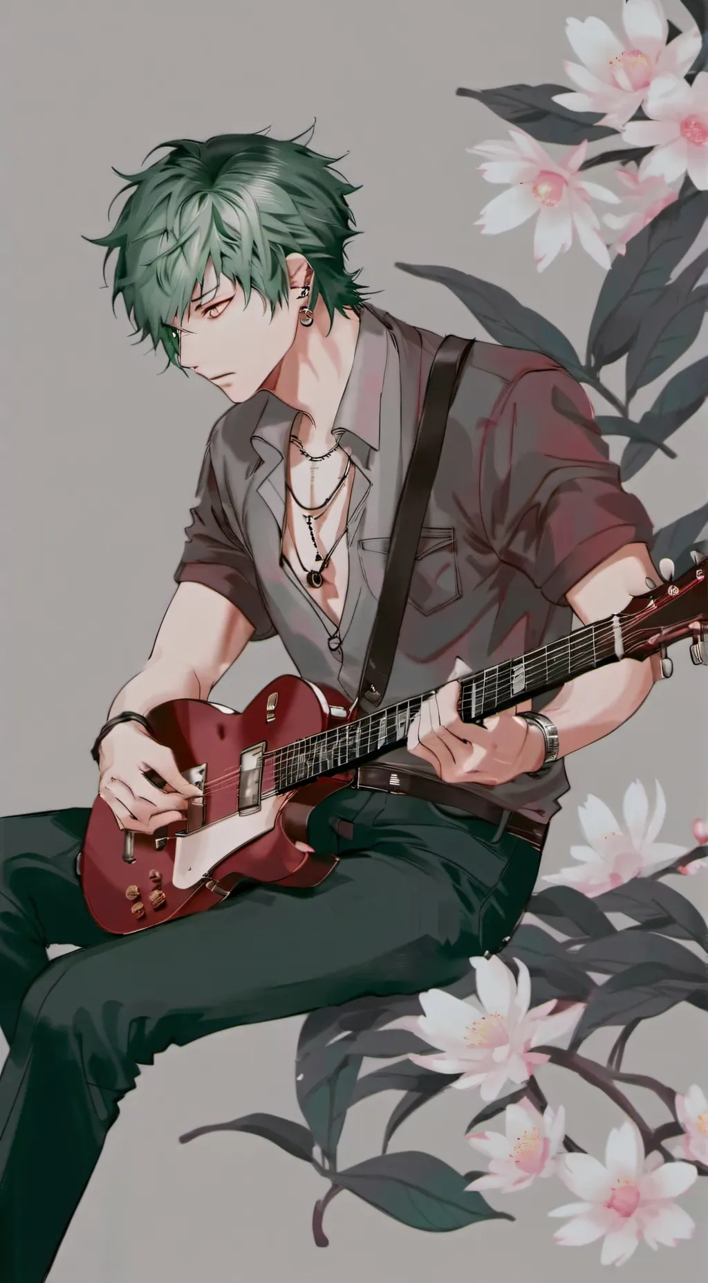 ai character: BakuDeku x MHA background