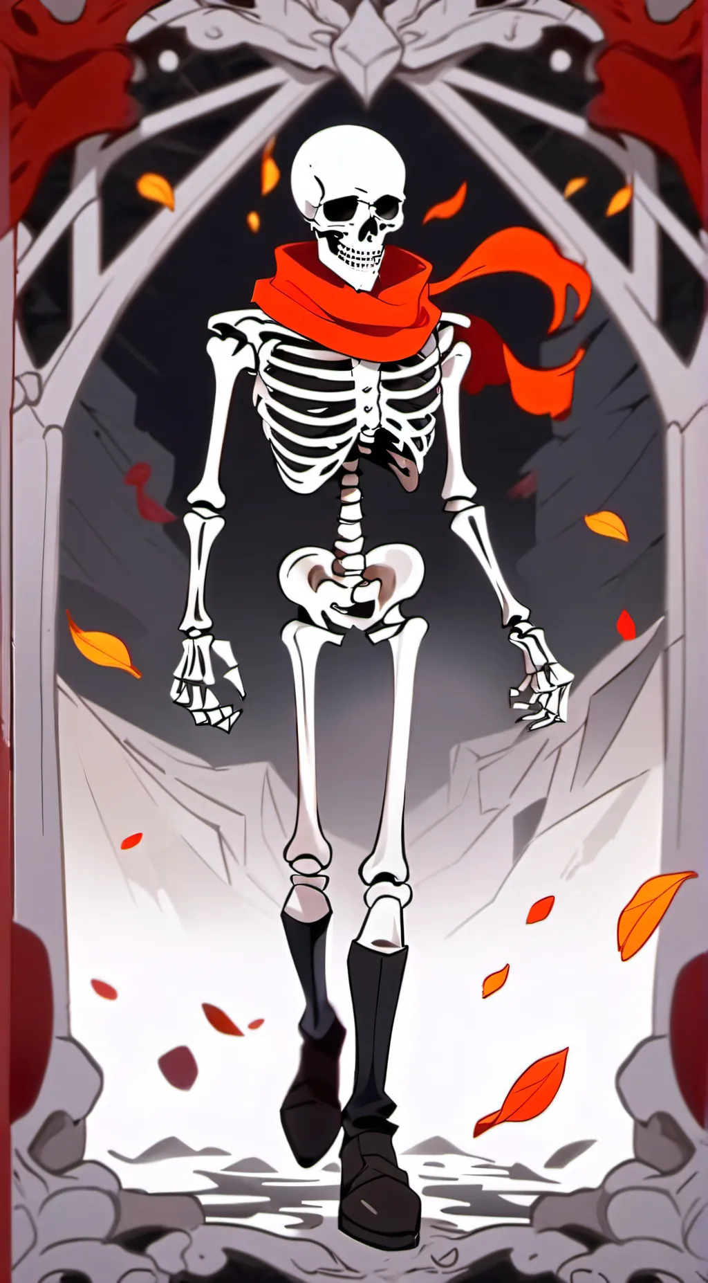ai character: papyrus (yes) background