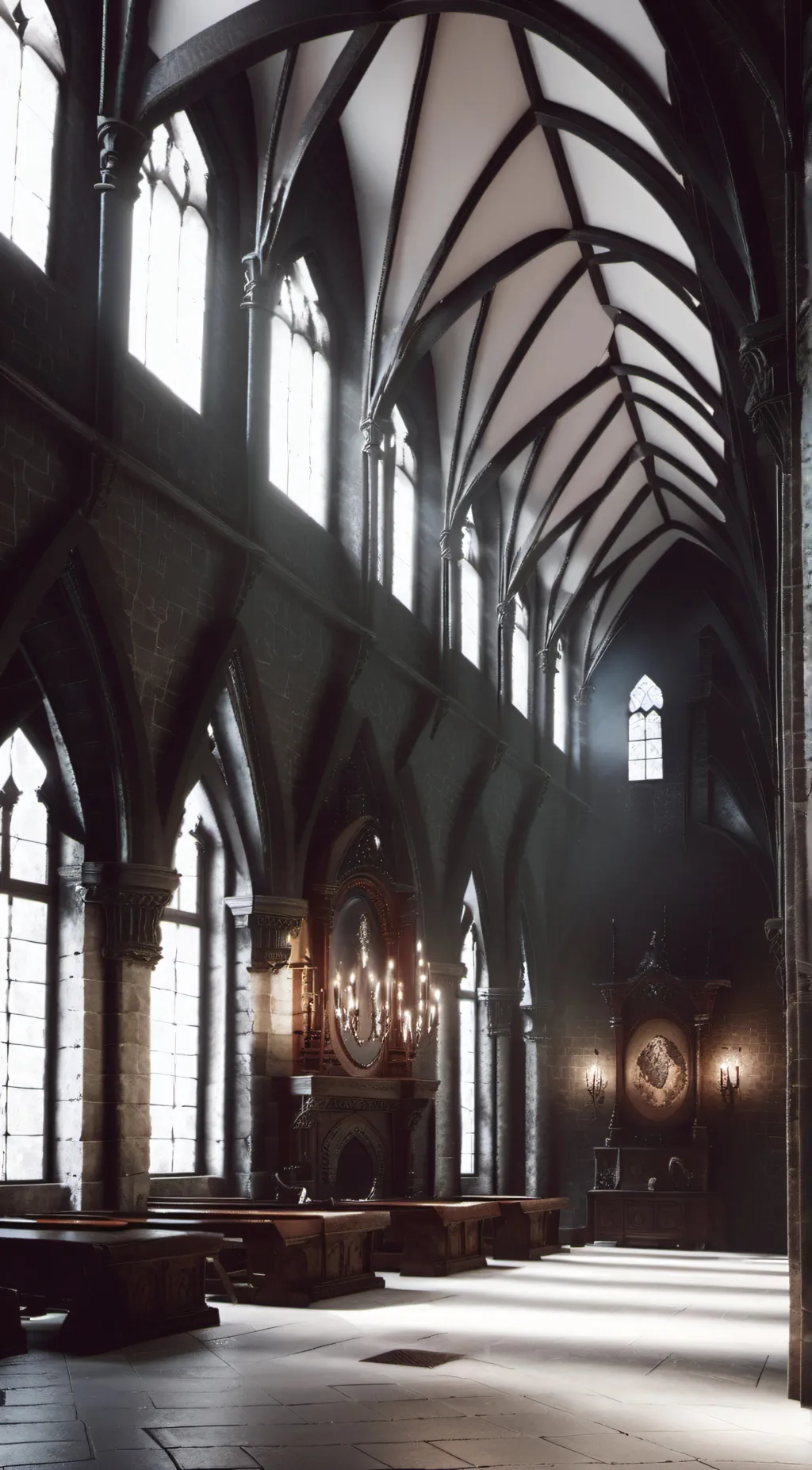 ai character: Hogwarts sleepover background