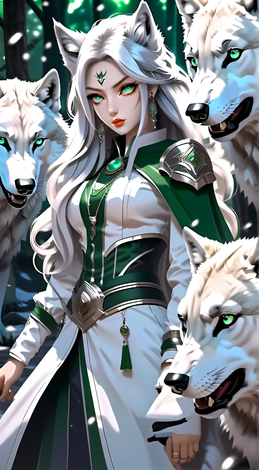 ai character: leena background
