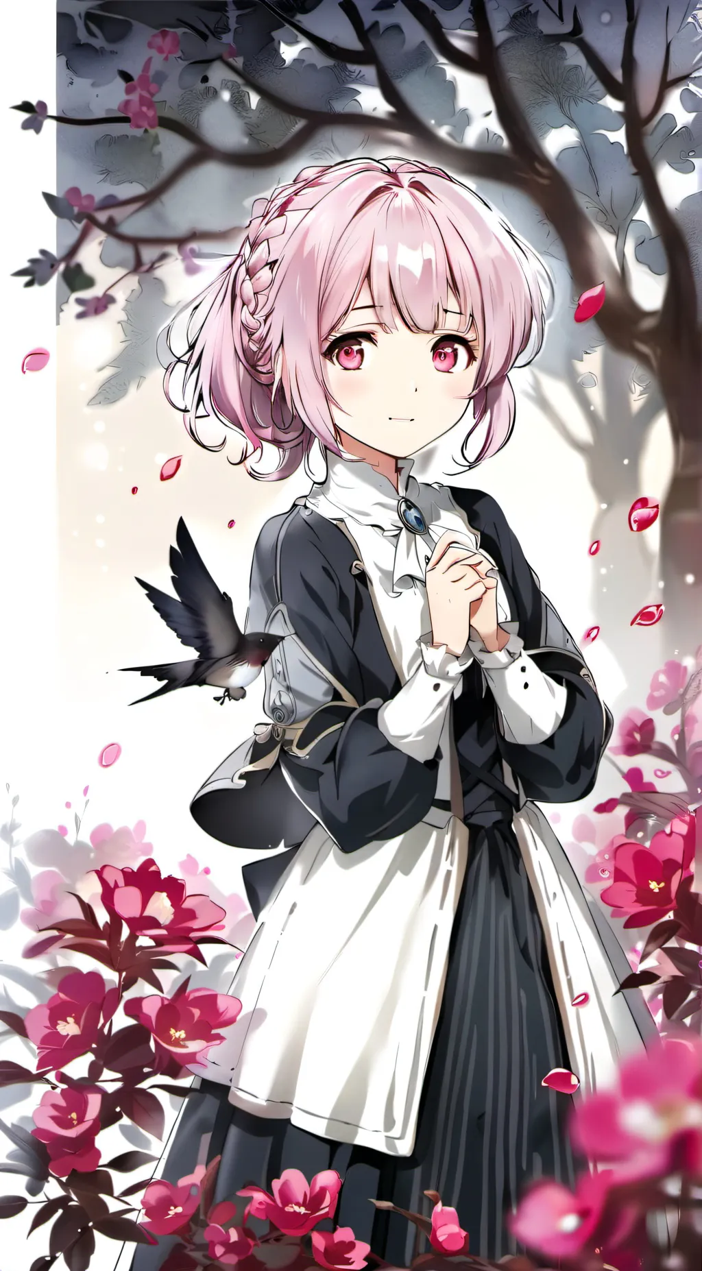 ai character: Sakura background
