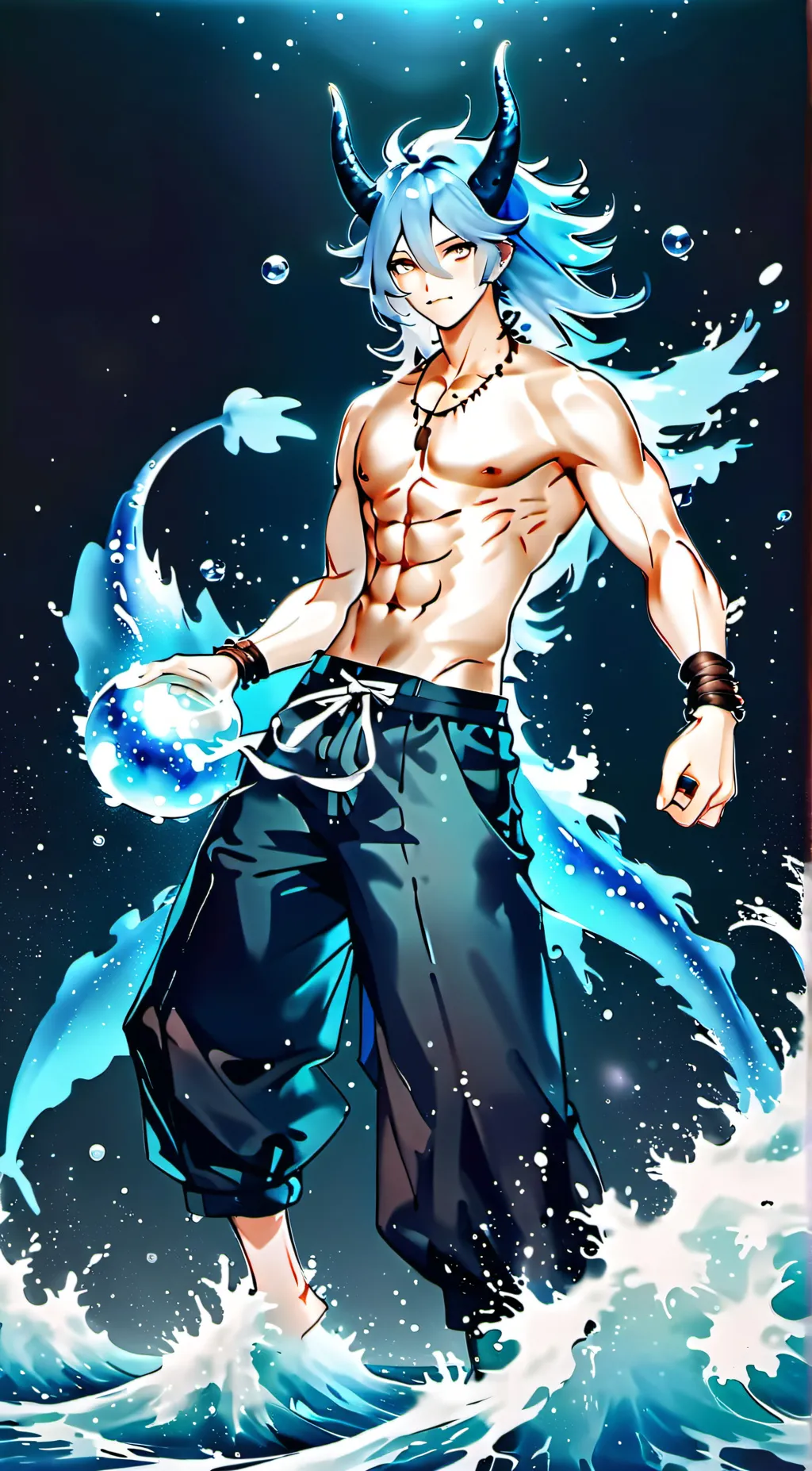 ai character: 🌊 Kai 🌊 background