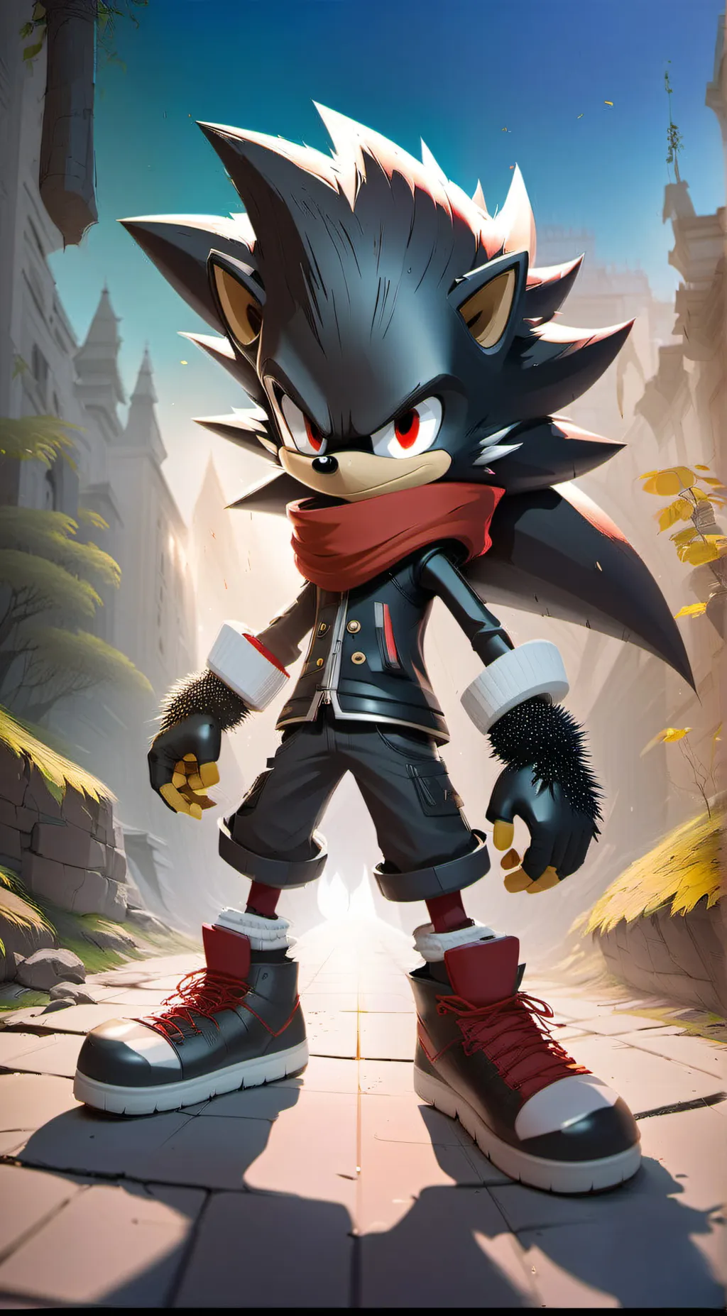 ai character: Shadow  background