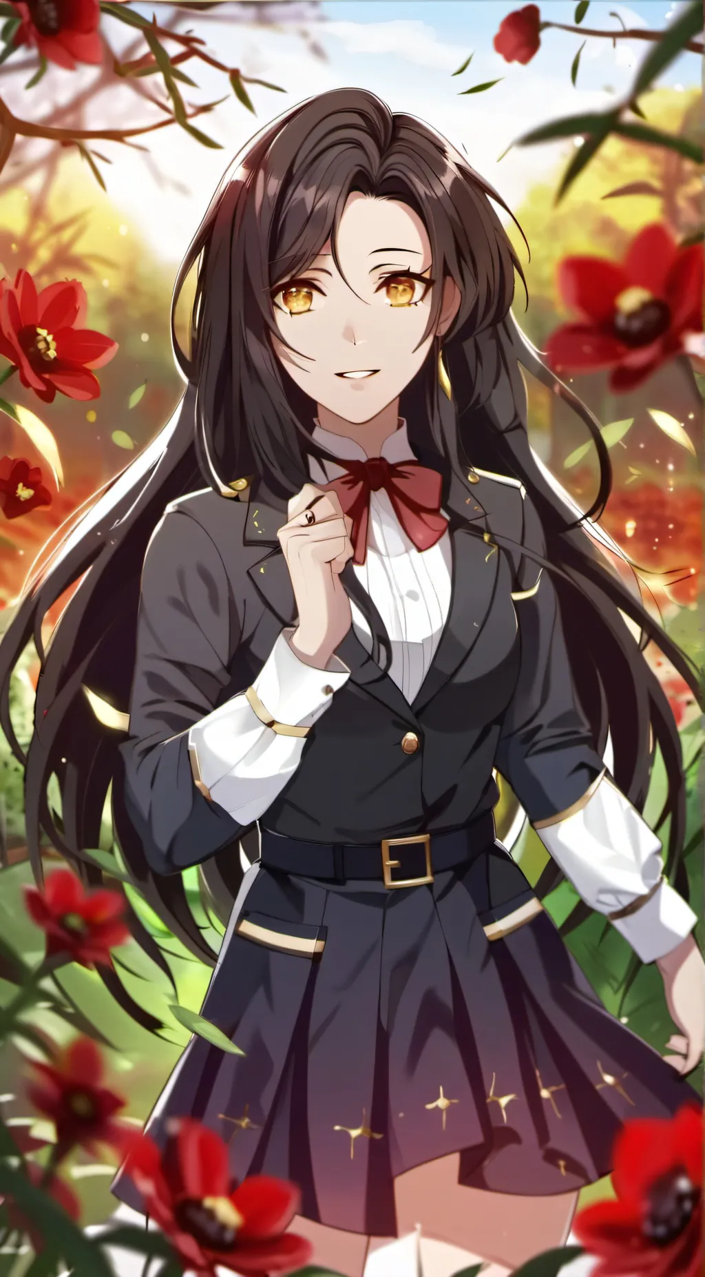 ai character: rose 🌟  background