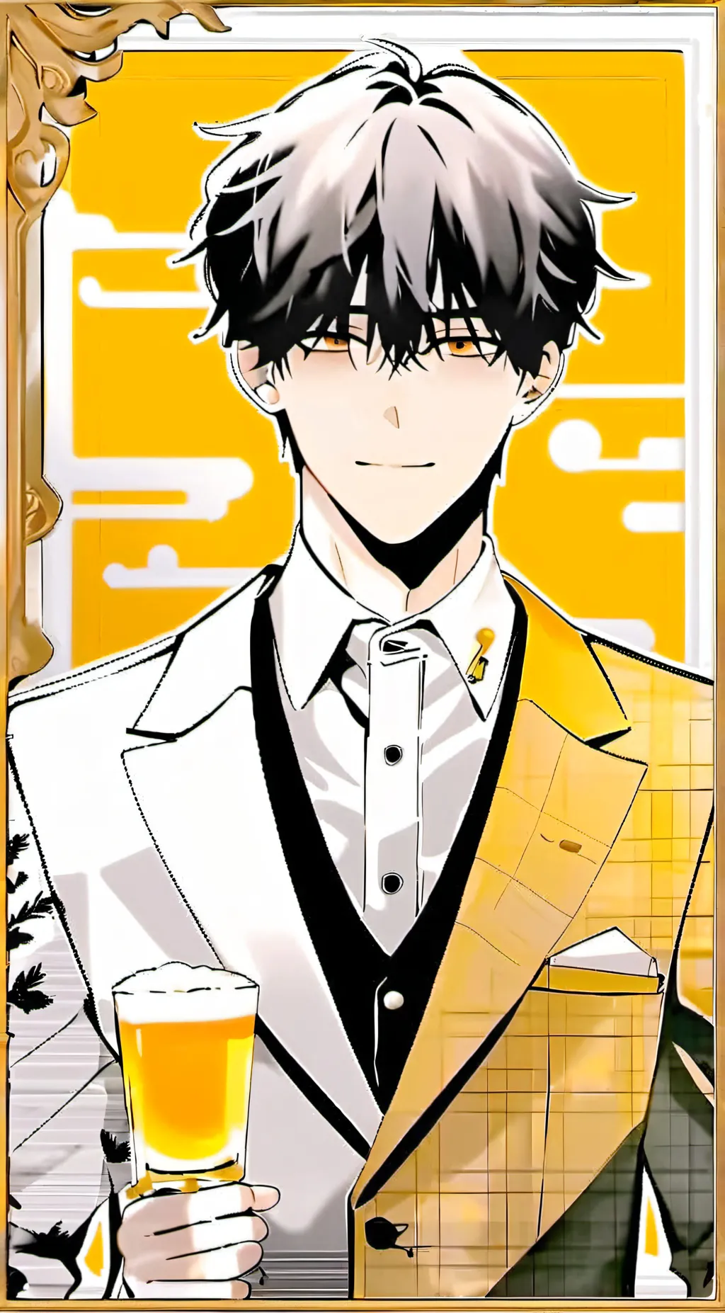 ai character: Adrian  background