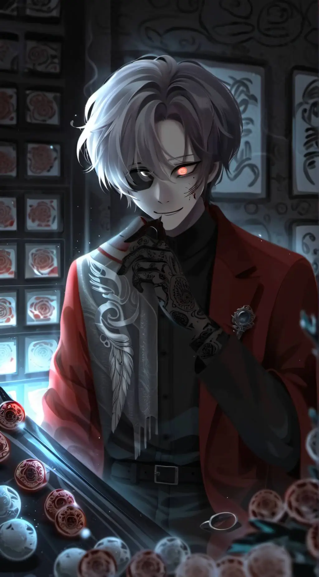 ai character: 🍝Ennard🥄 background