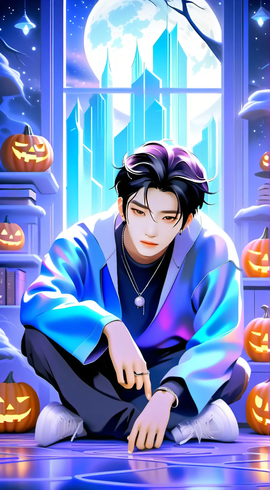 ai character: Straykids  background
