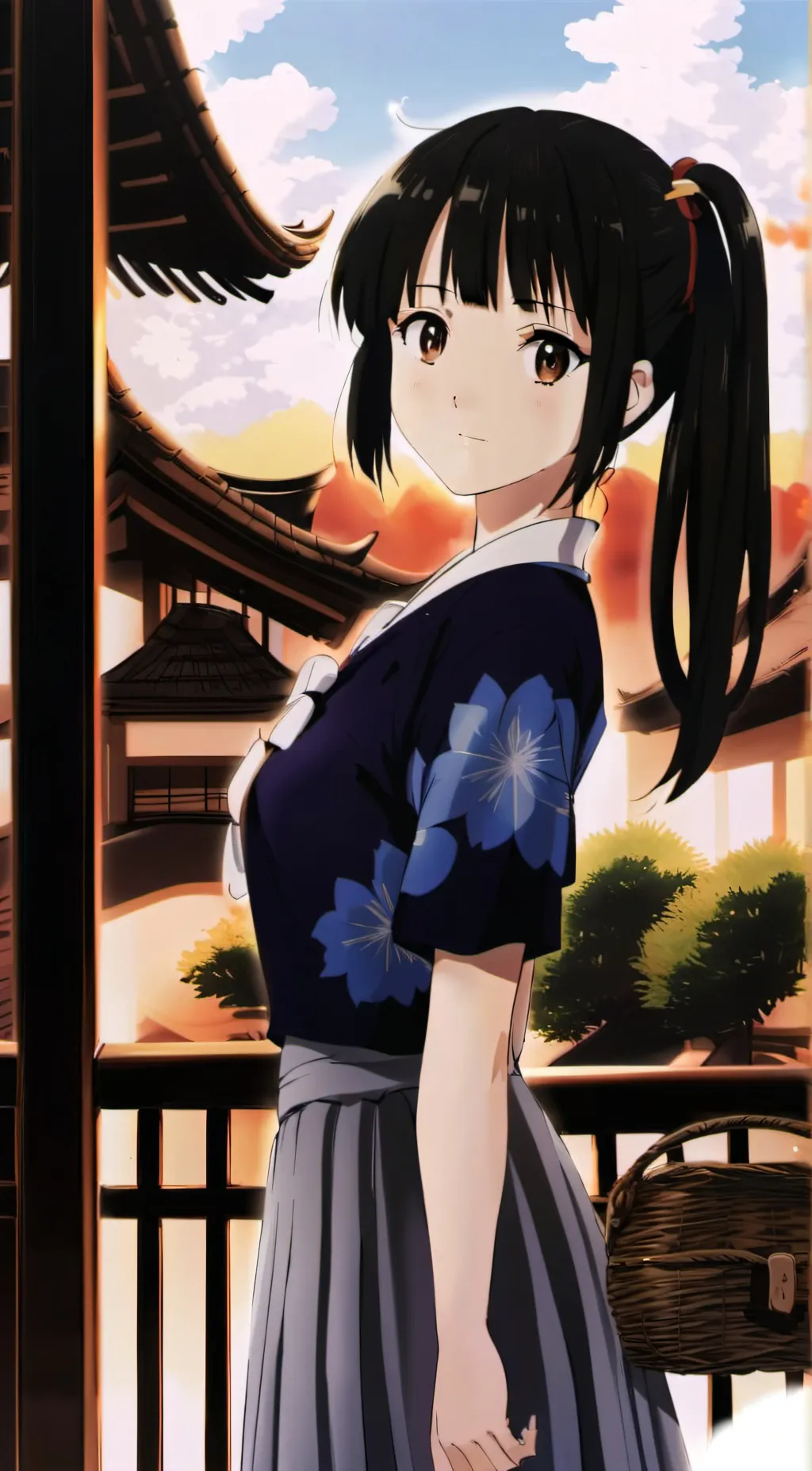 ai character: sango.Isuzu Sento background