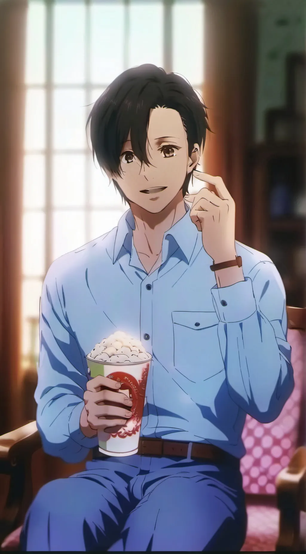 ai character: Junpei Yoshino background