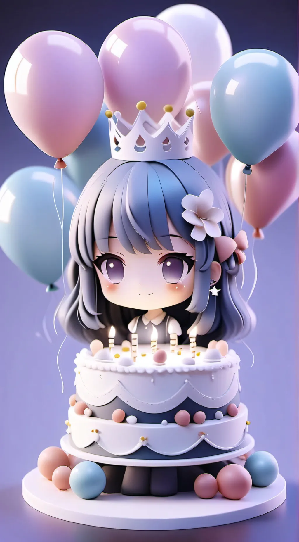 ai character: ~TALKIE BIRTHDAY!~ background