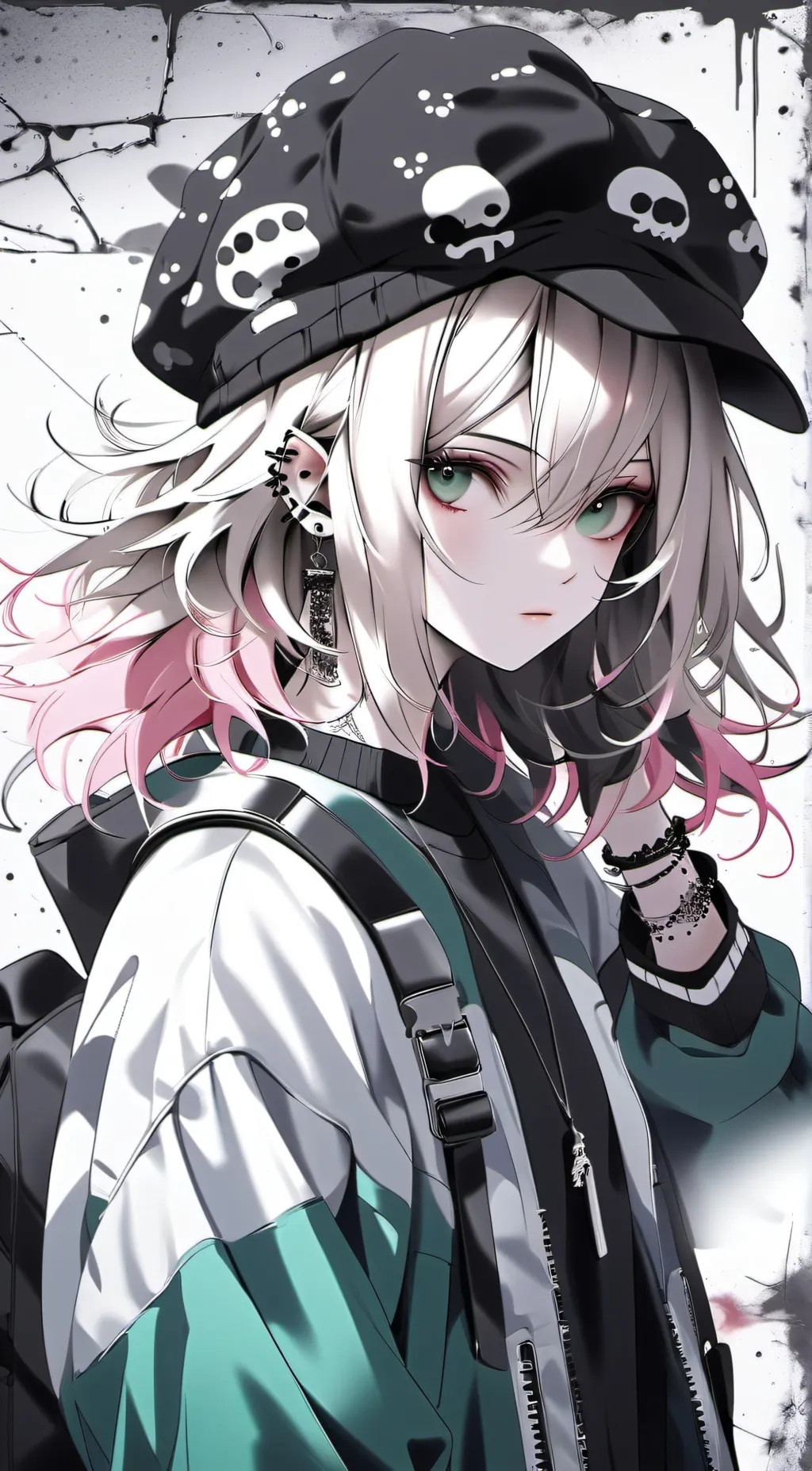 ai character: Rain background