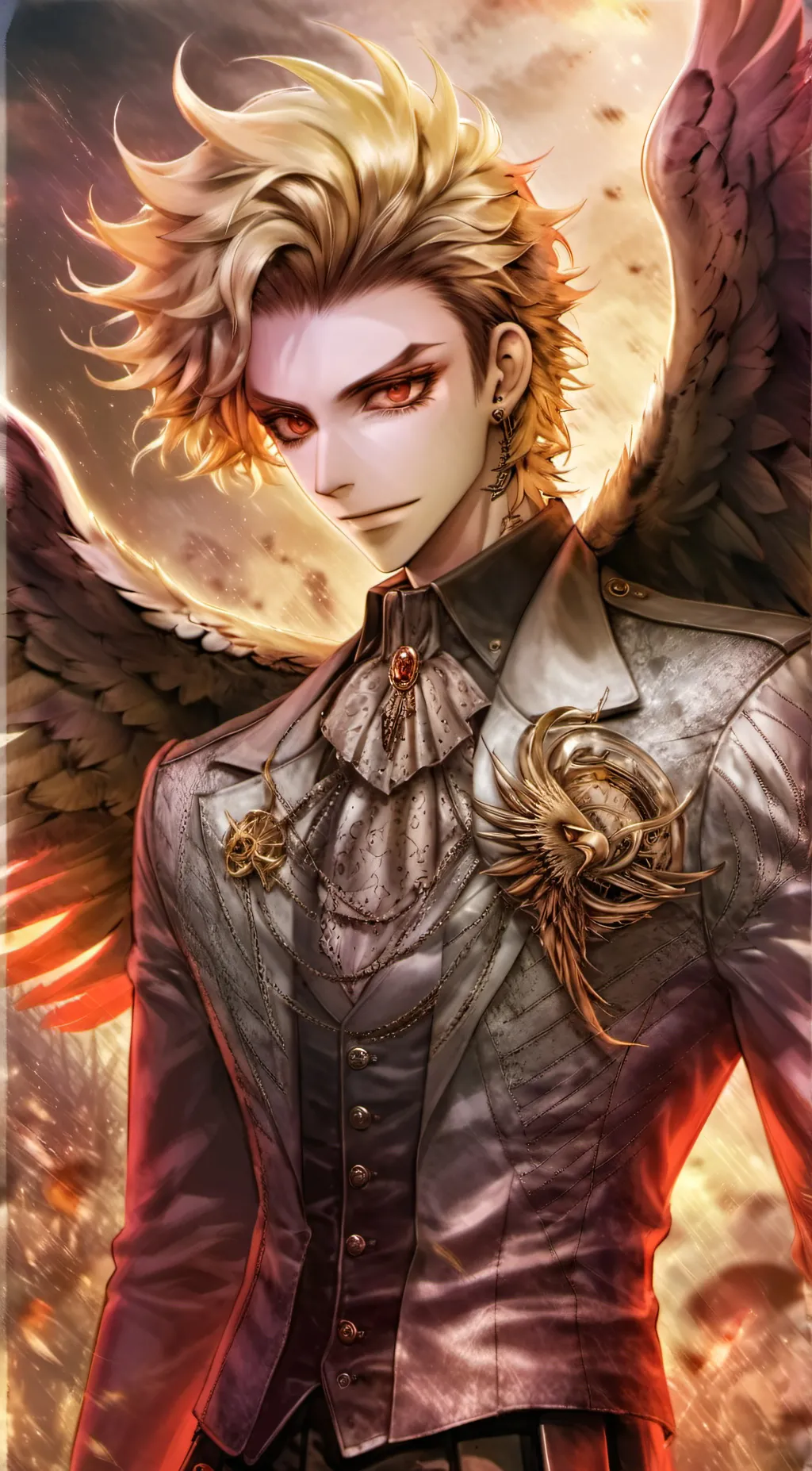 ai character: Hawks mha background