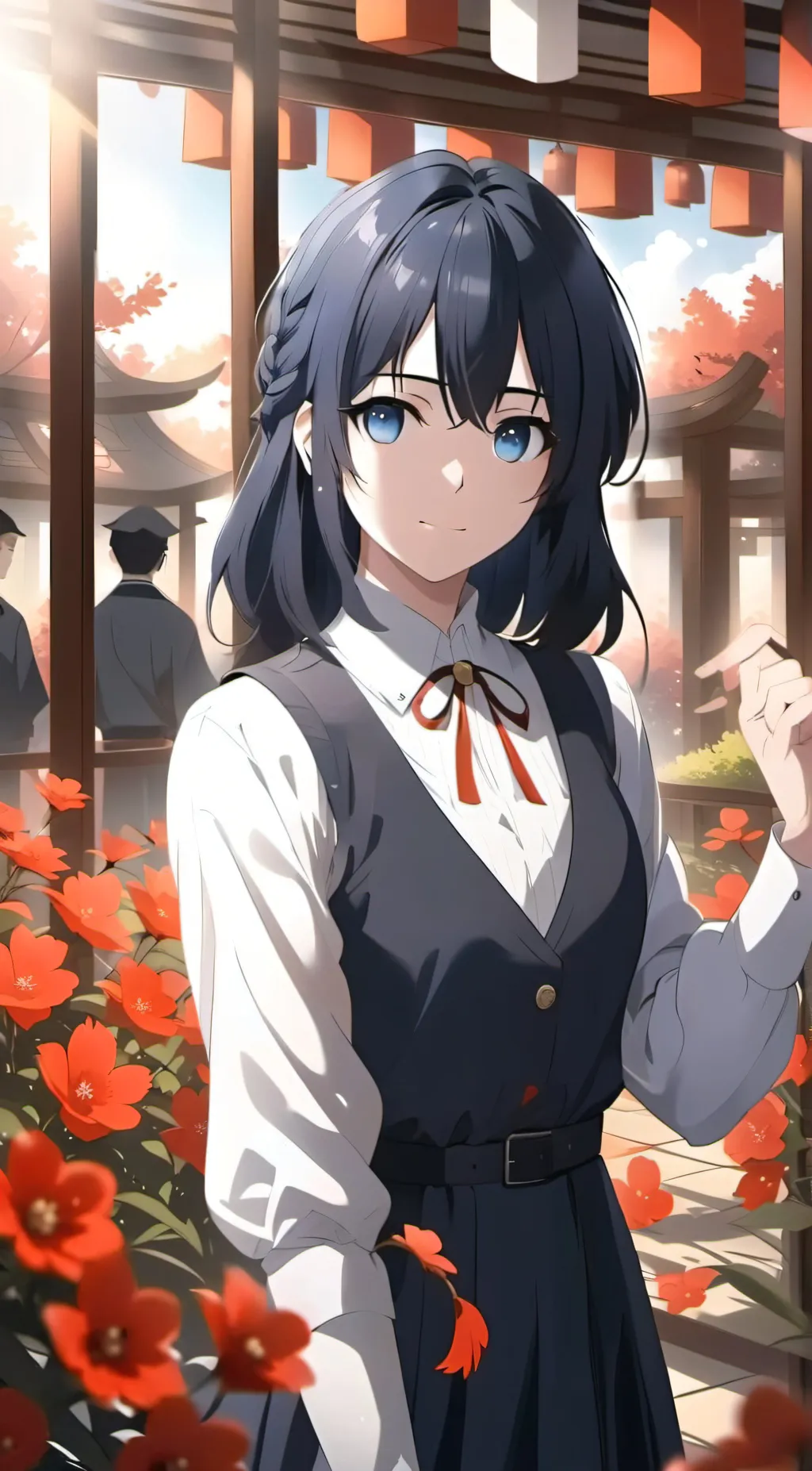 ai character: Riko amanai background