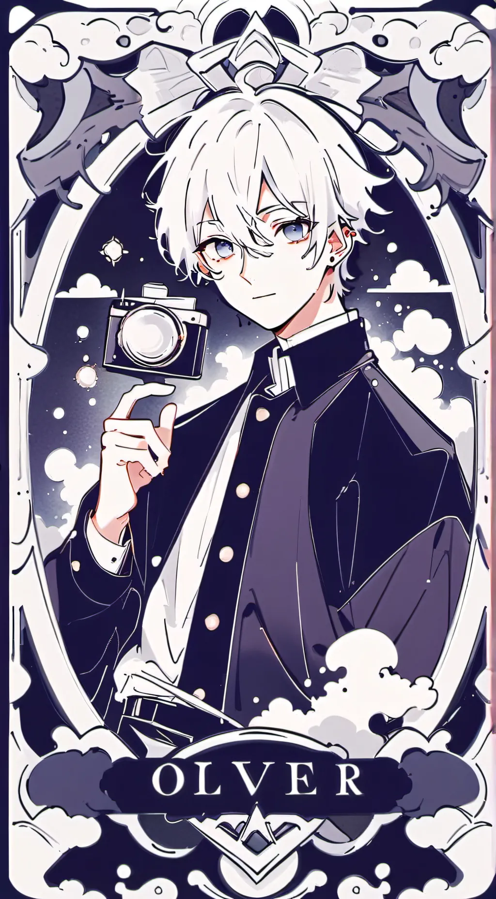 ai character: oliver background