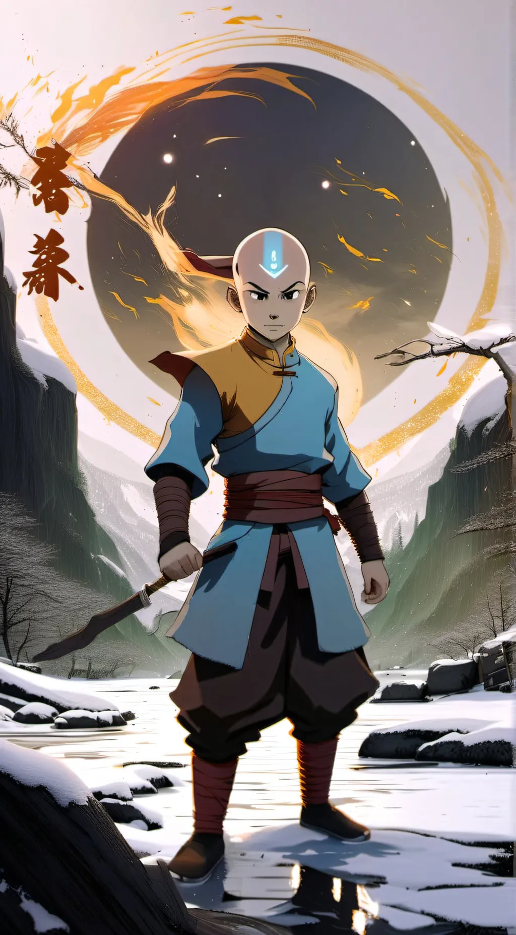 ai character: Aang background