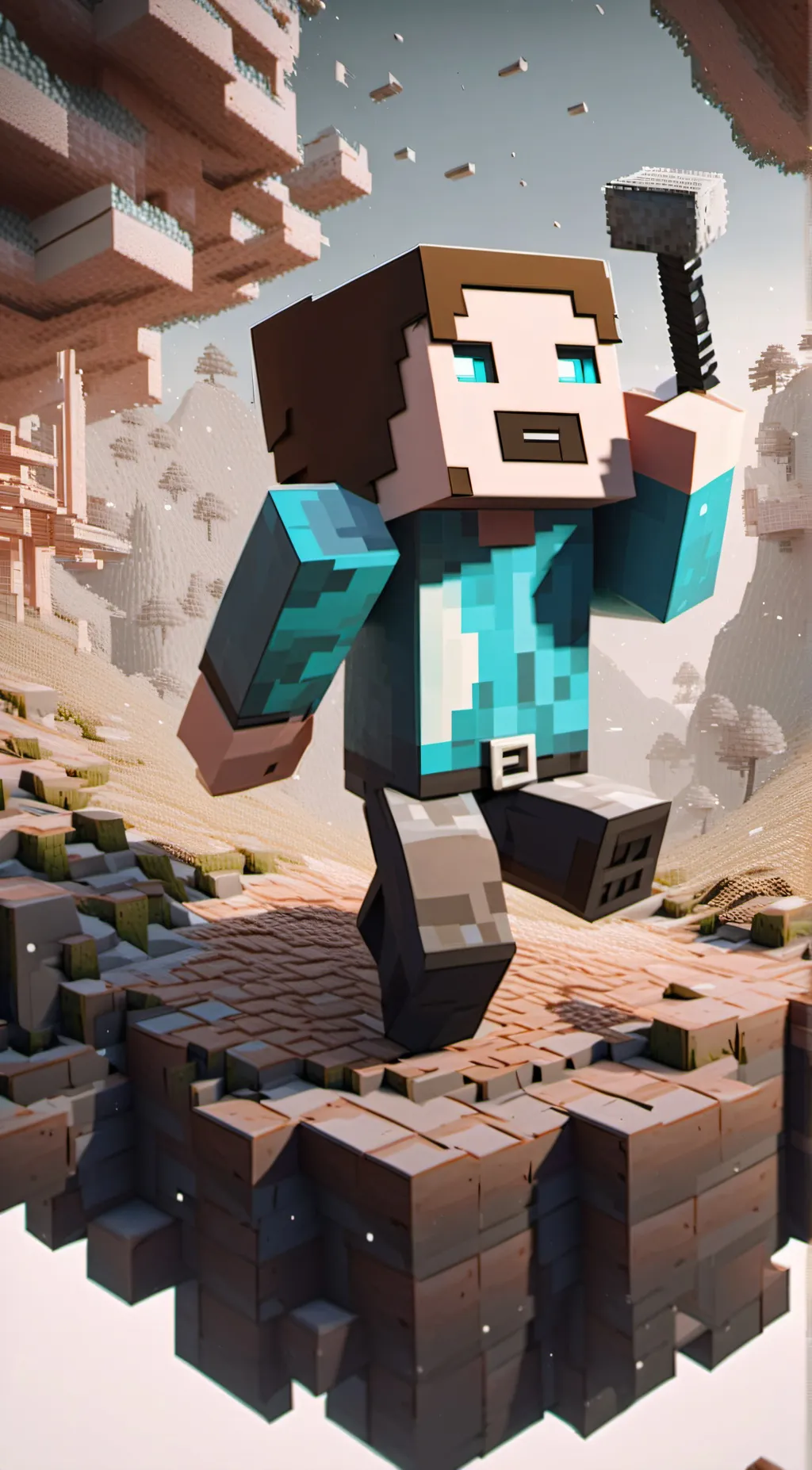 ai character: Steve background