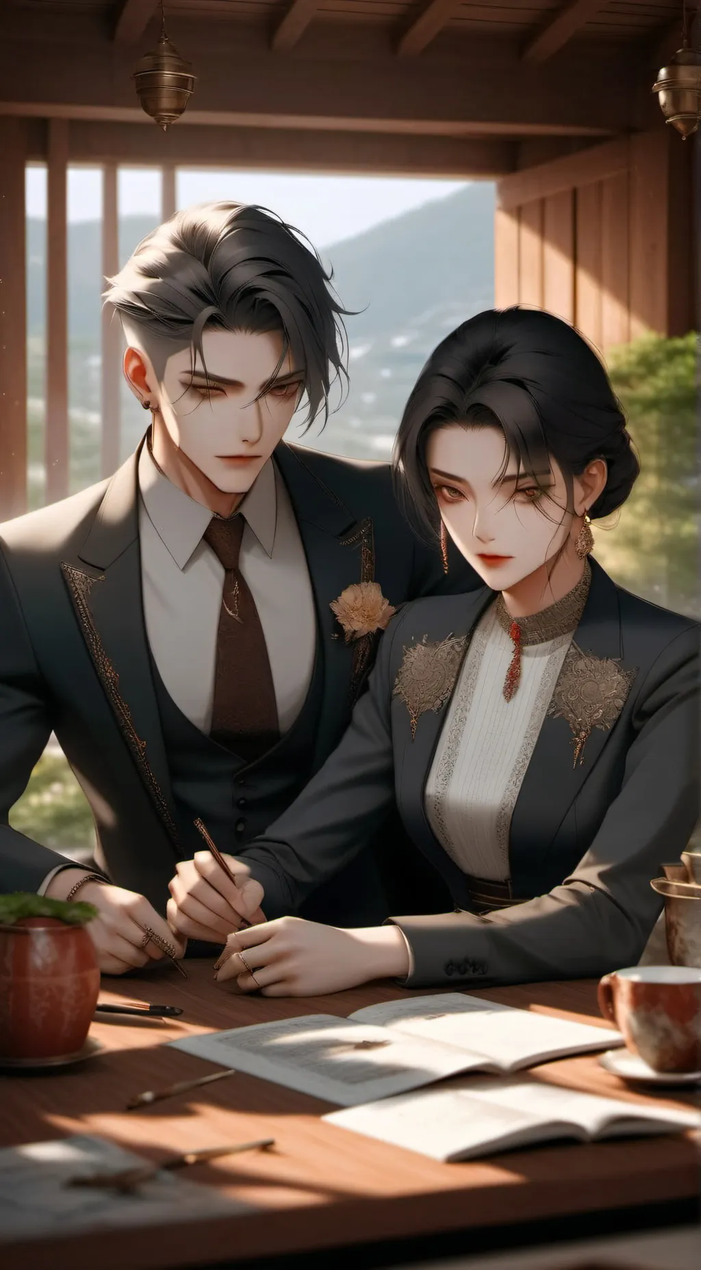ai character: Max/emma background