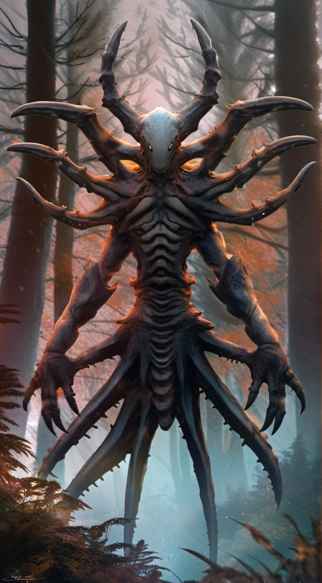 ai character: shadow demon background