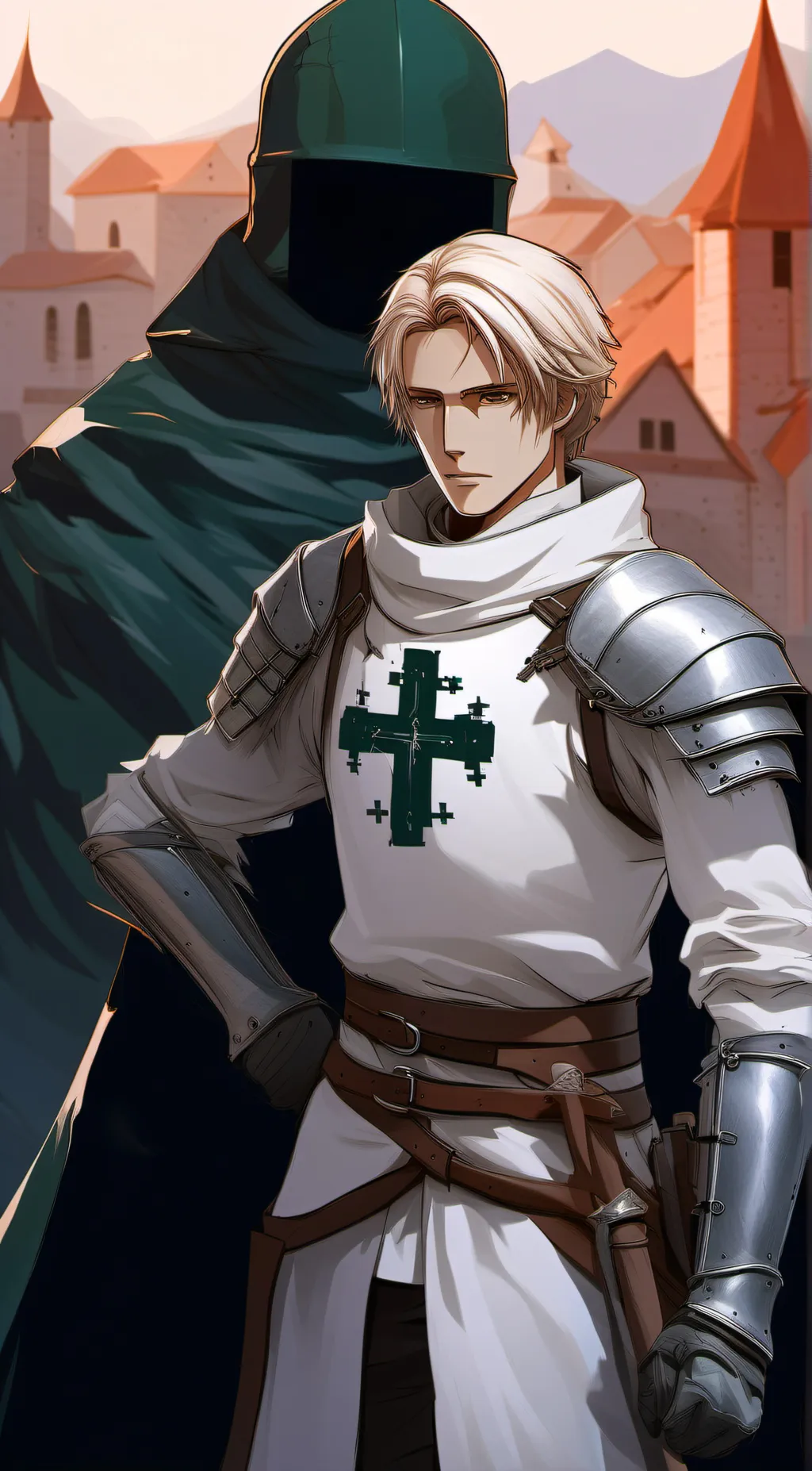 ai character: Sevenz Salutis background