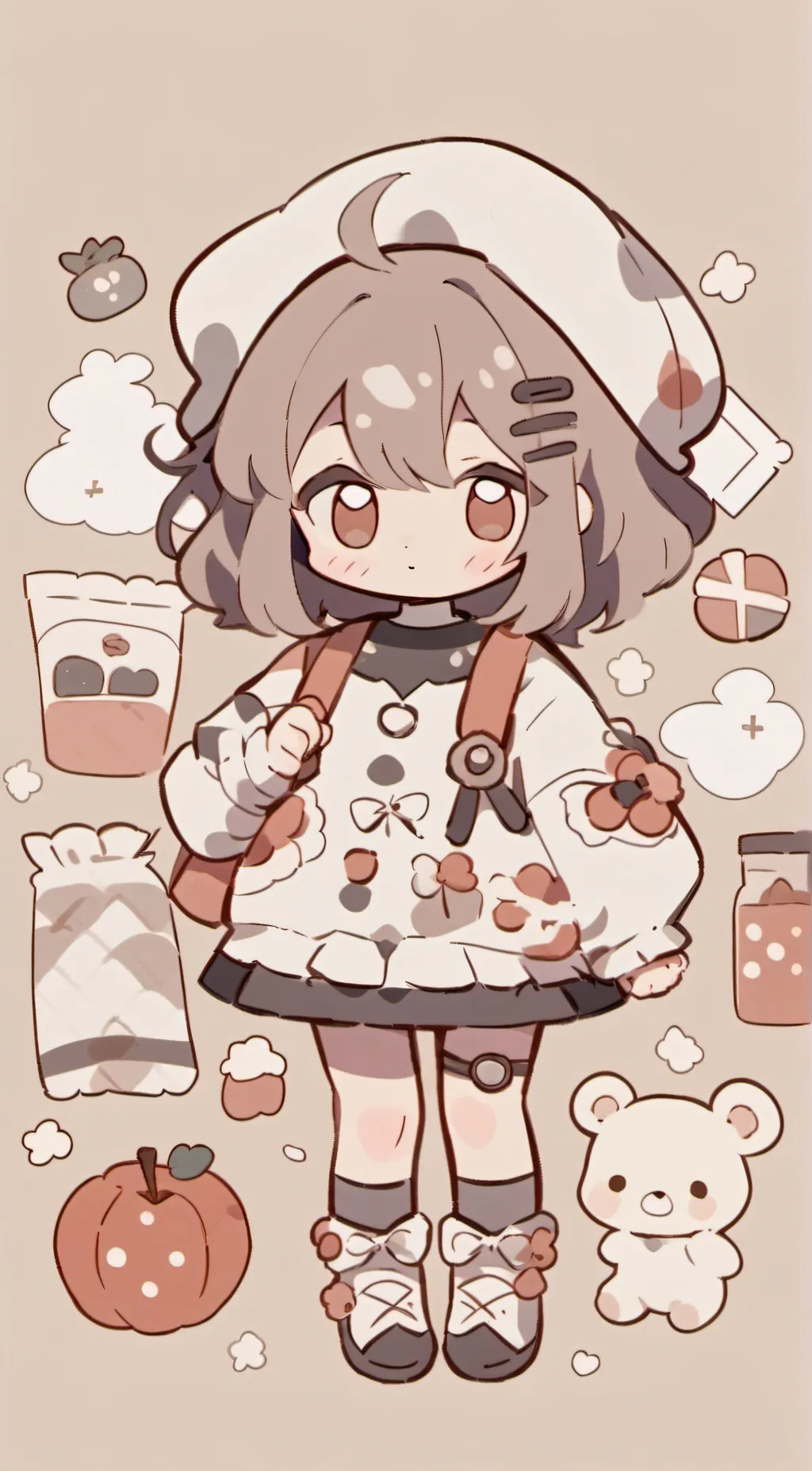 ai character: Luna background