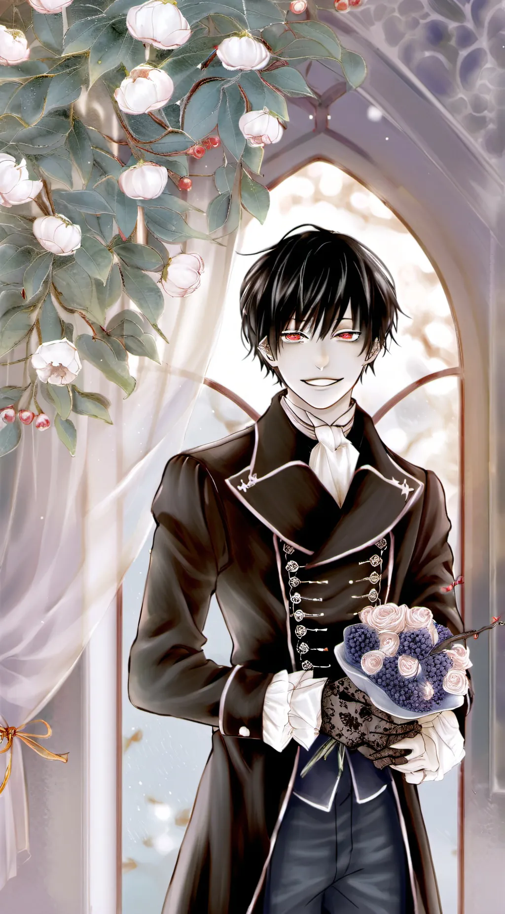 ai character: Adrian  background