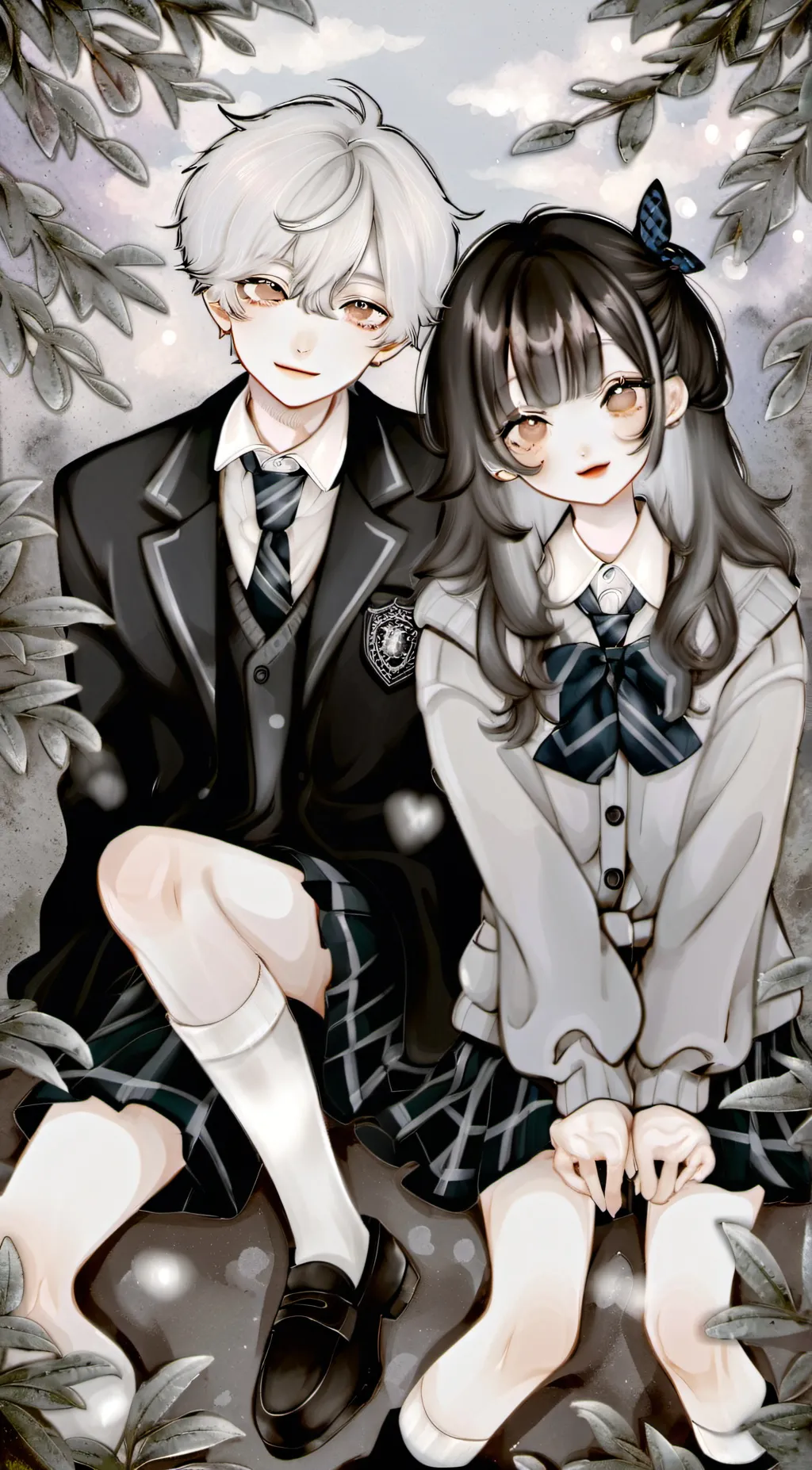 ai character: Lily & Raymond background