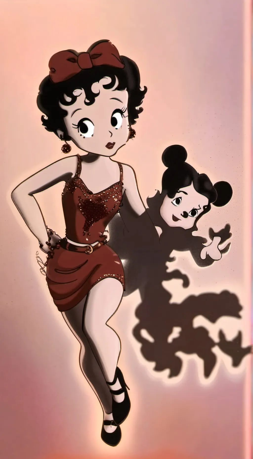 ai character: betty boop background