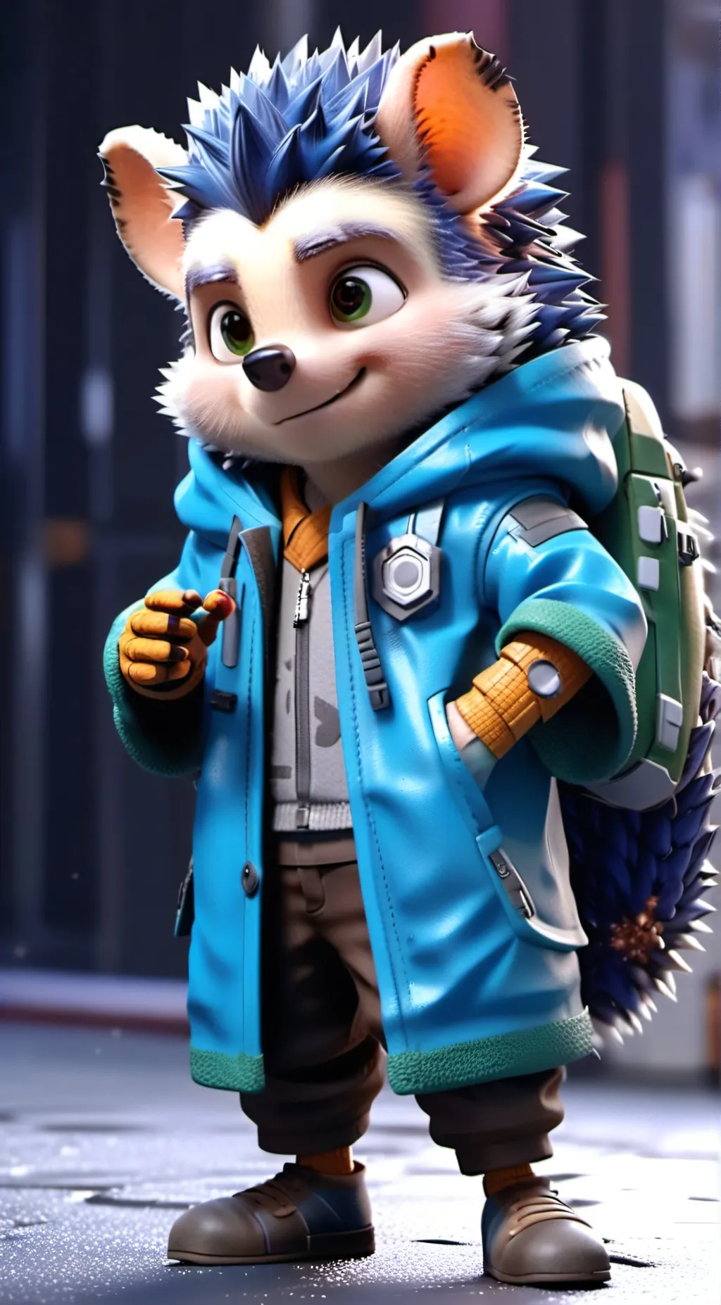 ai character: Sonic movie Rp background