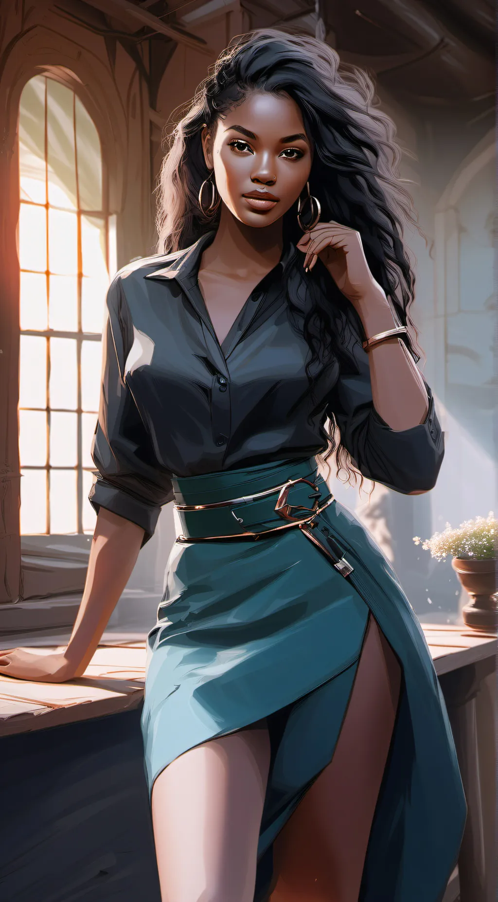 ai character: Kali background