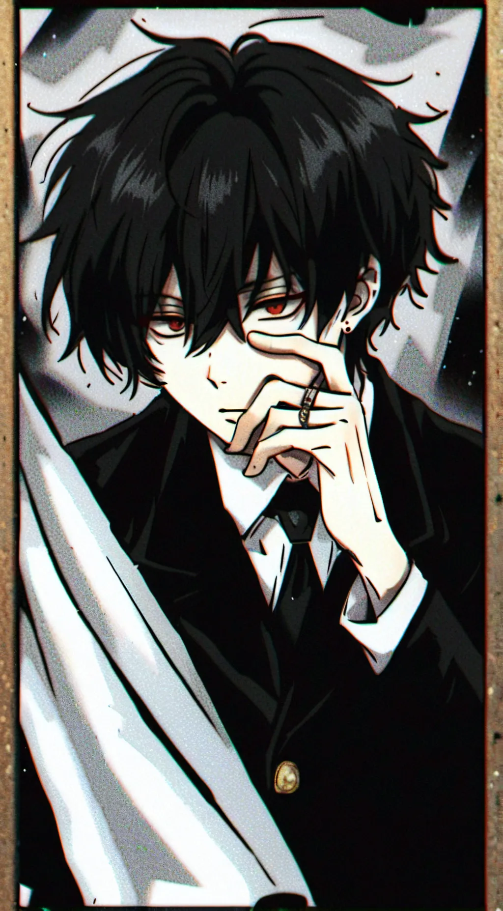 ai character: Your emo bf background