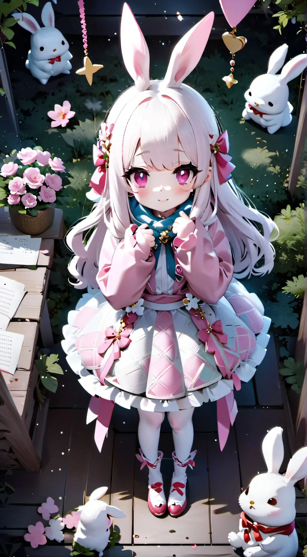 ai character: 米小雪 background