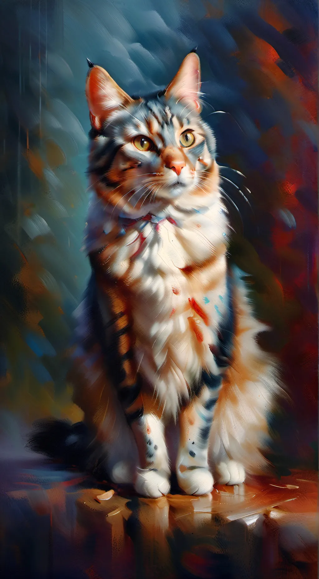 ai character: Kat background