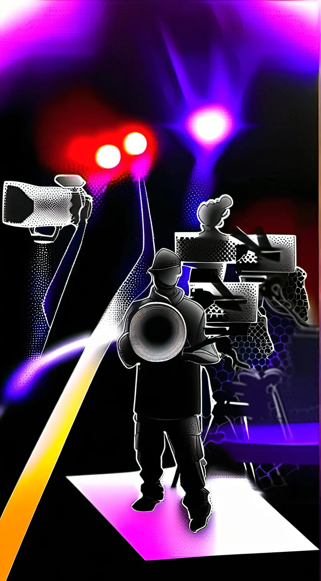 ai character: tv crew background