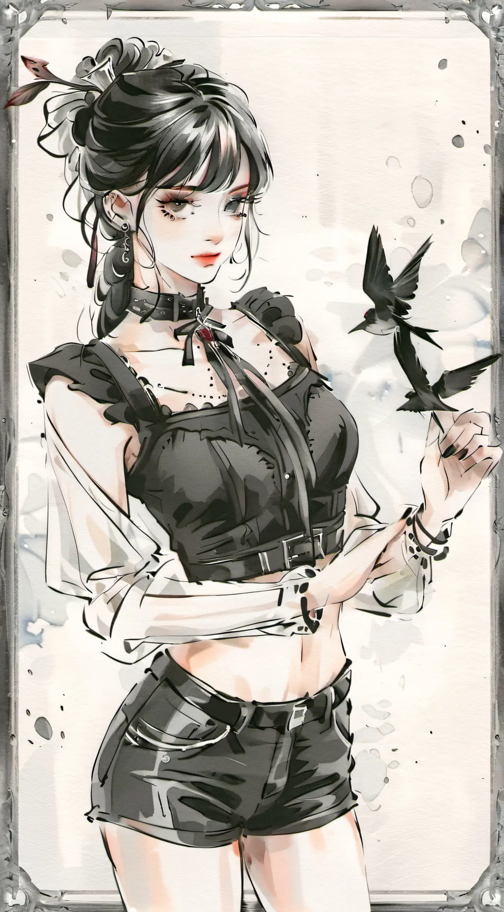 ai character: Raven background