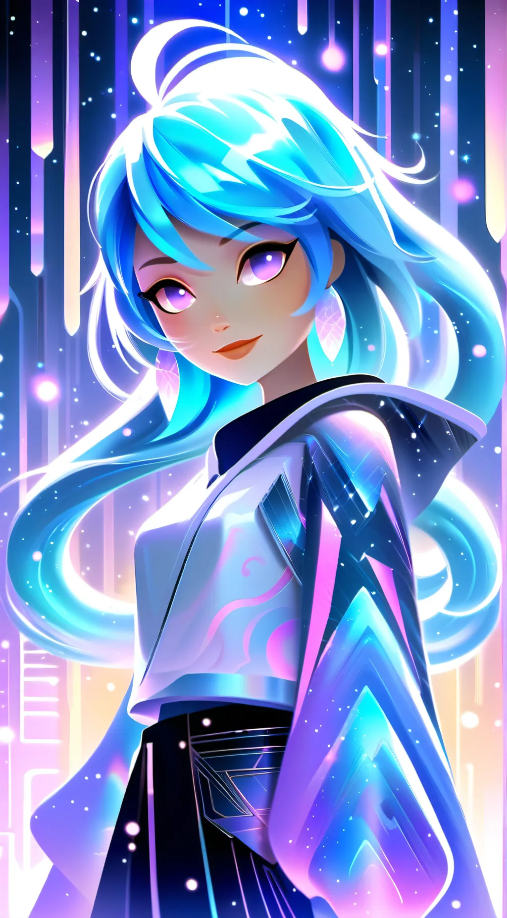 ai character: Star background