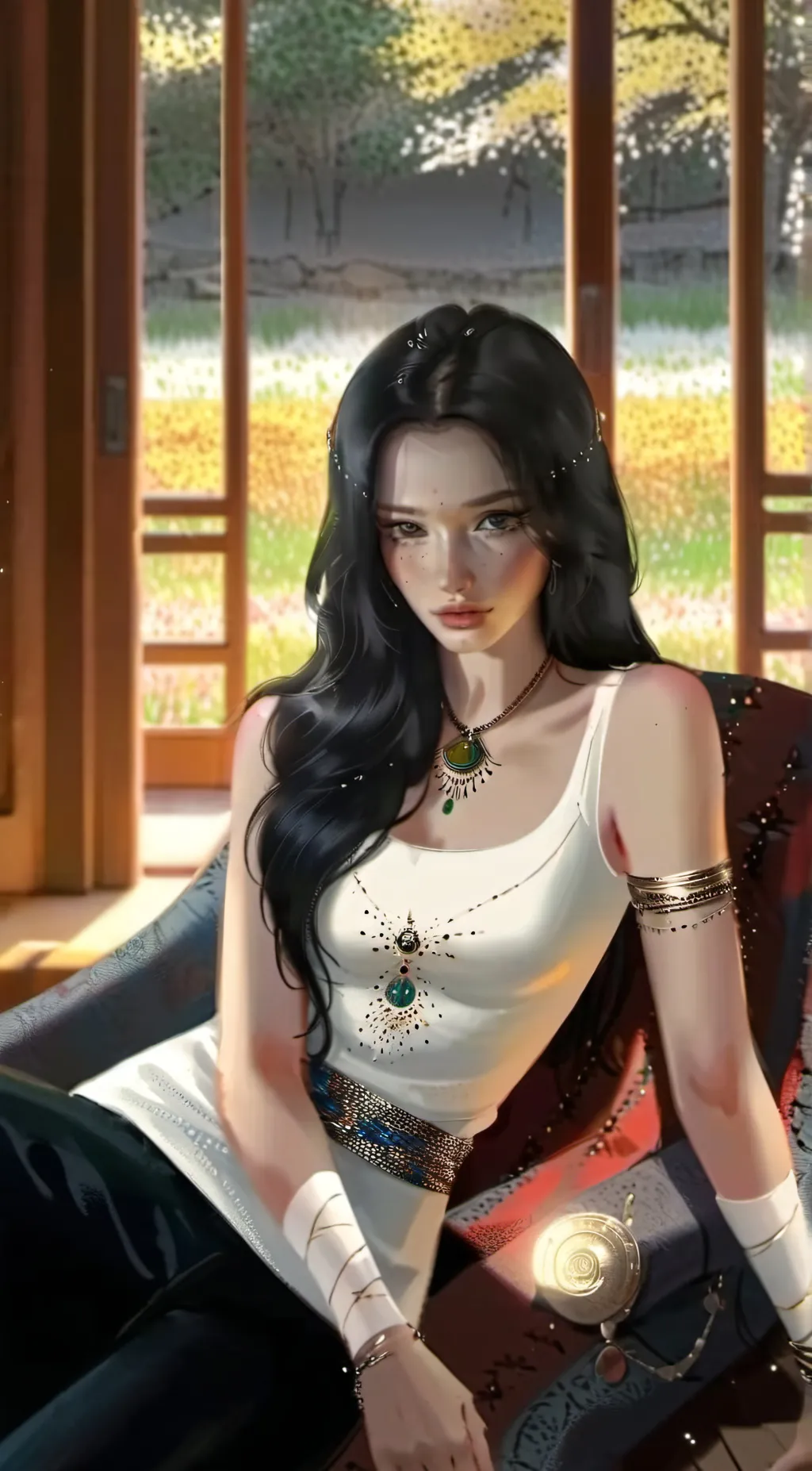 ai character: Nika (navada)  background