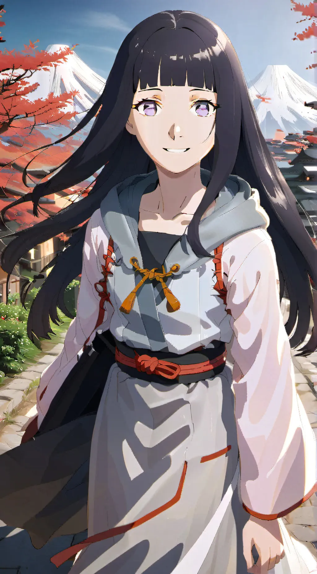 ai character: Naruto x neji hina background