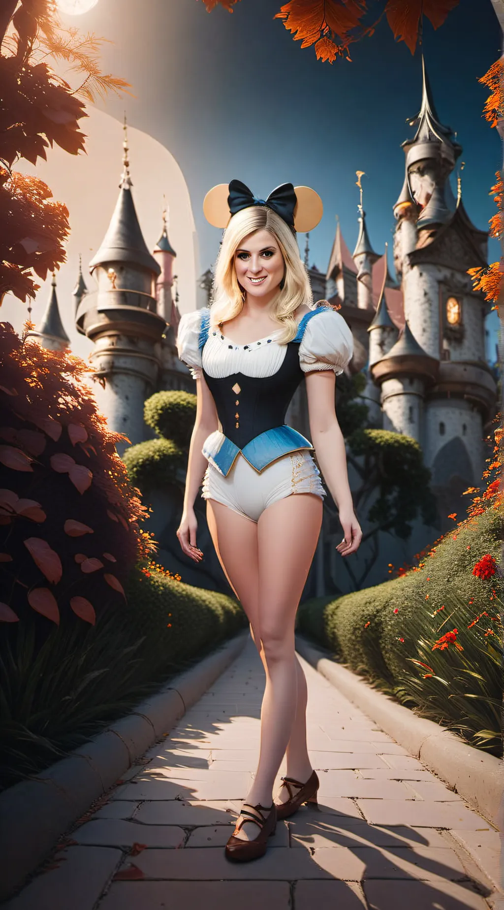 ai character: Little Meghan  background