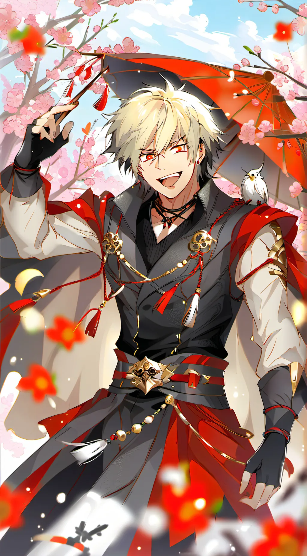 ai character: Katsuki💥 background