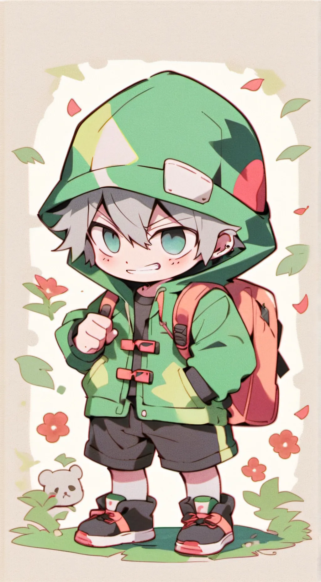 ai character: Baby bakugo background