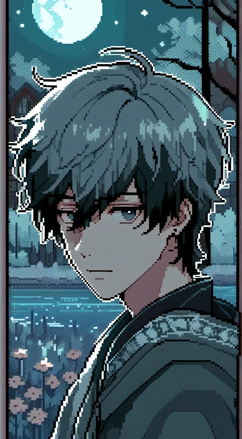 ai character: concentrate game  background