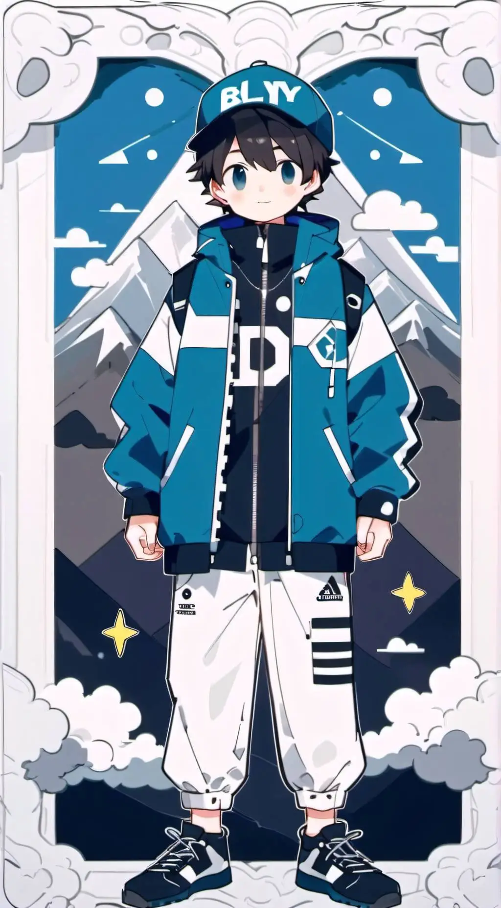 ai character: EYstreem/Jordan background