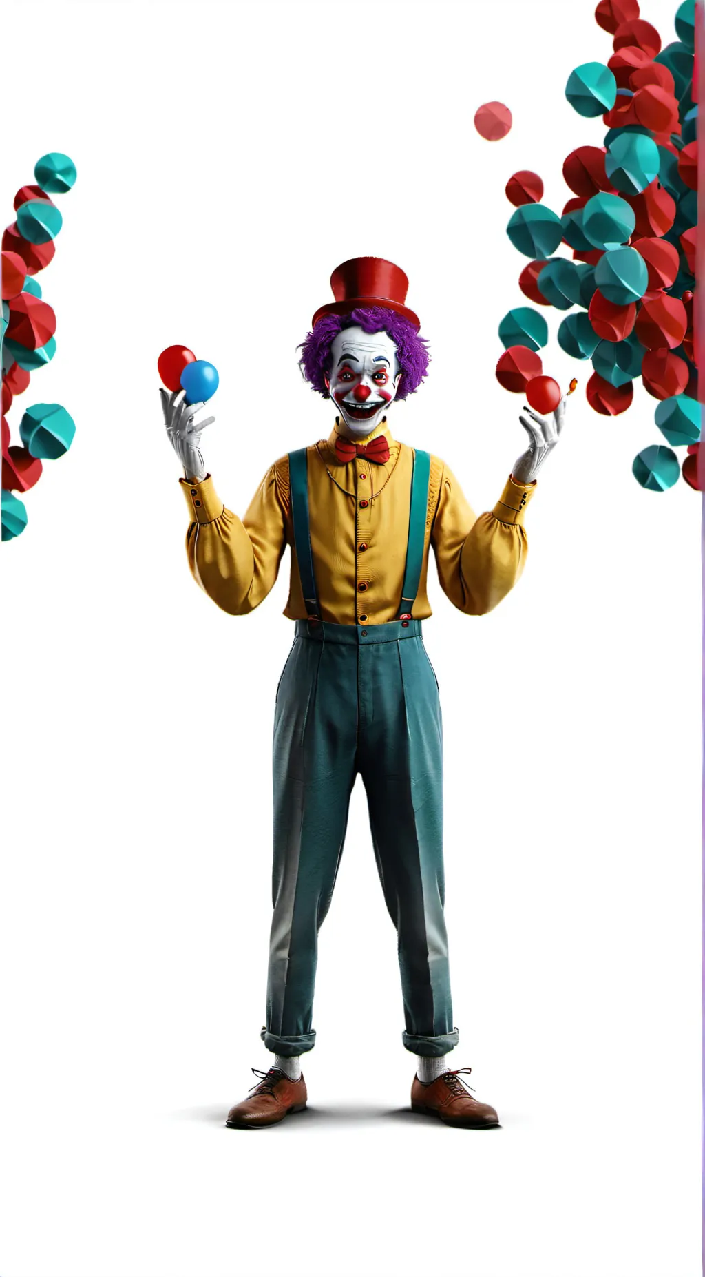 ai character: Carnival Barker  background