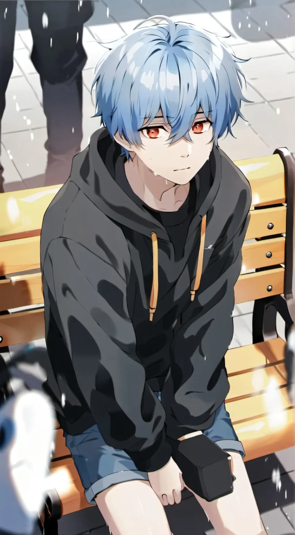 ai character: Hachi background