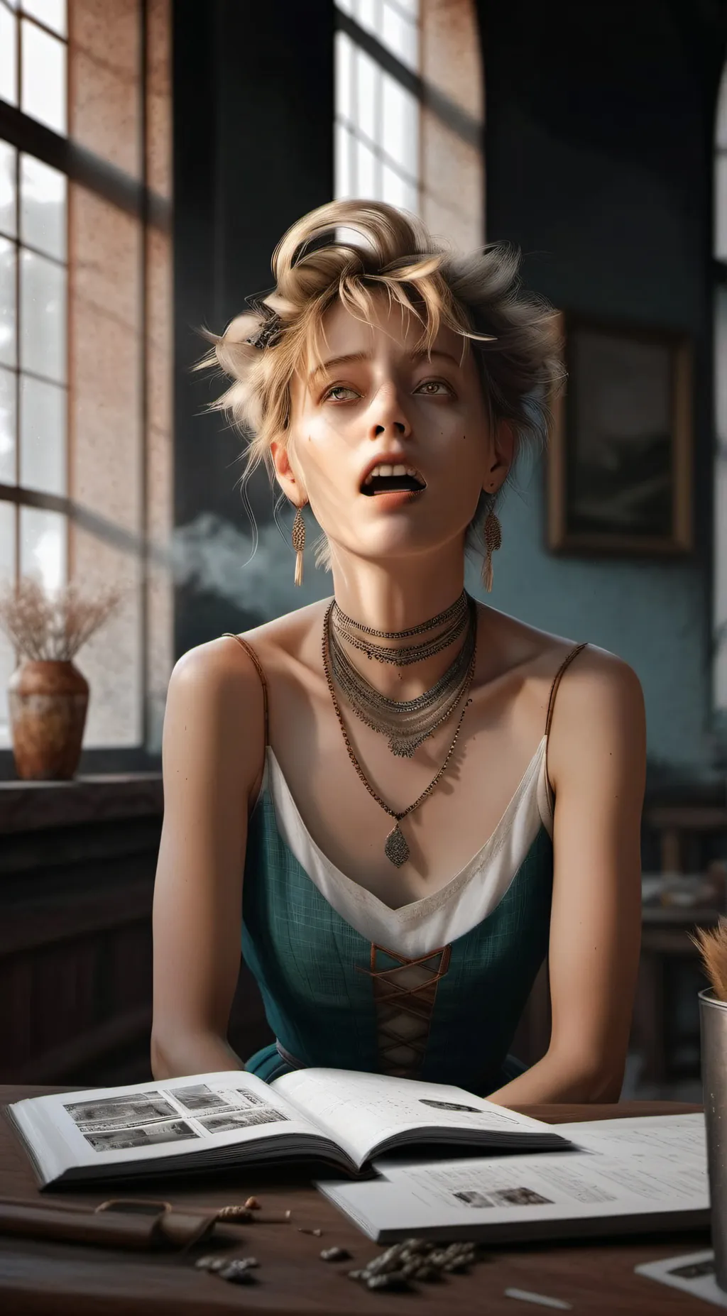 ai character: Can’t see  background